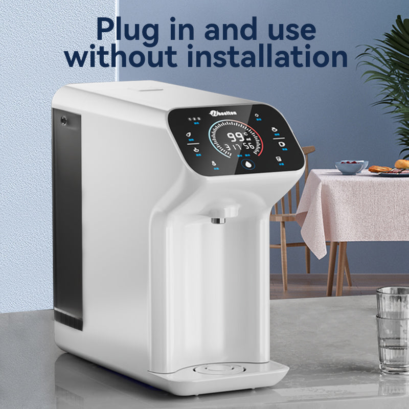 WHEELTON NetPure All-in-One Water Purifier - Sleek RO Reverse Osmosis Drinking System with Instant Hot Water, Preserving Natural Minerals - Elevate Your Hydration Experience at Home!
